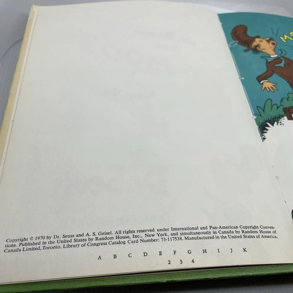VTG Dr Seuss‎ Mr. Brown Can MOO Can you? Book Club Edition 1970 Hardcover